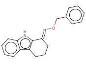 <span class='lighter'>2,3,4,9-TETRAHYDRO-1H-CARBAZOL-1-ONE</span> <span class='lighter'>O-BENZYLOXIME</span>
