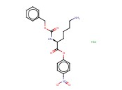 <span class='lighter'>N-ALPHA-CARBOBENZYLOXY-L-LYSINE</span> <span class='lighter'>4-NITROPHENYL</span> <span class='lighter'>ESTER</span> <span class='lighter'>HYDROCHLORIDE</span>