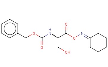 <span class='lighter'>Z-L-SERINE</span> <span class='lighter'>CYCLOHEXANONOXIME</span> <span class='lighter'>ESTER</span>