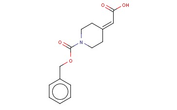 1-<span class='lighter'>苄</span><span class='lighter'>氧</span><span class='lighter'>羰基</span><span class='lighter'>哌啶</span>-4-<span class='lighter'>亚基</span><span class='lighter'>乙酸</span>