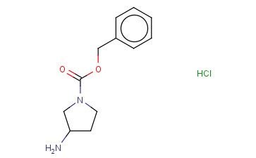 <span class='lighter'>3-AMINO-PYRROLIDINE-1-CARBOXYLIC</span> ACID <span class='lighter'>BENZYL</span> <span class='lighter'>ESTER-HCL</span>