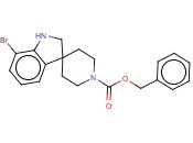 <span class='lighter'>BENZYL</span> 7-BROMOSPIRO[INDOLINE-3,4'-<span class='lighter'>PIPERIDINE</span>]-1'-CARBOXYLATE