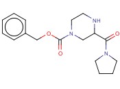 <span class='lighter'>4-CBZ-2-</span>(PYRROLIDINE-1-CARBONYL)PIPERAZINE