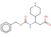 3-(N-苄氧羰基-4-<span class='lighter'>哌啶</span><span class='lighter'>基</span>)-3-氨基丙酸