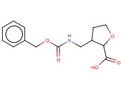 3-((BENZYLOXYCARBONYLAMINO)METHYL)<span class='lighter'>TETRAHYDROFURAN</span>-2-CARBOXYLIC ACID
