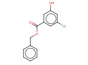 3-CHLORO-5-<span class='lighter'>HYDROXY-BENZOIC</span> ACID BENZYL ESTER