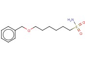 6-(BENZYLOXY)<span class='lighter'>HEXANE</span>-1-SULFONAMIDE