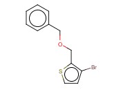 2-[(BENZYLOXY)METHYL]-<span class='lighter'>3-BROMOTHIOPHENE</span>