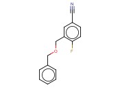 3-[(BENZYLOXY)METHYL]-<span class='lighter'>4-FLUOROBENZONITRILE</span>