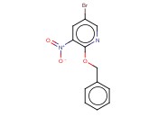 2-(BENZYLOXY)-5-<span class='lighter'>BROMO-3-NITROPYRIDINE</span>