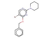 4-<span class='lighter'>苄</span>氧基-5-<span class='lighter'>溴</span>-2-(1-哌啶)嘧啶