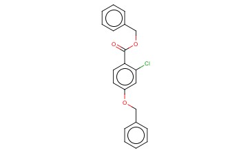 BENZYL 4-(BENZYLOXY)-<span class='lighter'>2-CHLOROBENZOATE</span>