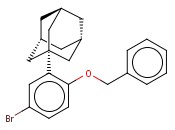 2-<span class='lighter'>金刚烷</span>-1-苄氧基-4-<span class='lighter'>溴</span>苯