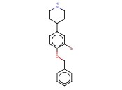 4-(4-(BENZYLOXY)-<span class='lighter'>3-BROMOPHENYL</span>)PIPERIDINE