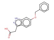 1H-<span class='lighter'>吲</span><span class='lighter'>唑</span>-3-乙酸,6-(苯基甲氧基)-