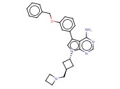 7-[反式-3-(1-<span class='lighter'>氮</span><span class='lighter'>杂</span><span class='lighter'>环</span><span class='lighter'>丁烷</span>甲基)<span class='lighter'>环</span>丁基]-5-[3-(苯甲氧基)苯基]-7H-吡咯[2,3-D]嘧啶-4-胺