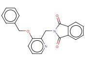 2-[[3-(苯基甲氧基)-2-<span class='lighter'>吡啶基</span>]<span class='lighter'>甲基</span>]-1H-异吲哚-1,3(2H)-二酮