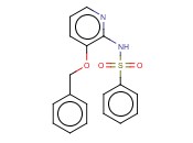 (3-(PHENYLMETHOXY)(<span class='lighter'>2-PYRIDYL</span>))(PHENYLSULFONYL)AMINE