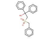 2-(BENZYLSULFONYL)-1,1-<span class='lighter'>DIPHENYL</span>-1-ETHANOL