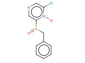 2-(BENZYLSULFINYL)-6-<span class='lighter'>CHLOROPYRAZINE</span> 1-OXIDE