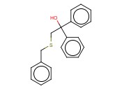 2-(BENZYLSULFANYL)-1,1-<span class='lighter'>DIPHENYL</span>-1-ETHANOL