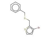 2-[(BENZYLSULFANYL)METHYL]-<span class='lighter'>3-BROMOTHIOPHENE</span>