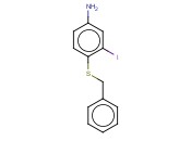 4-(BENZYLSULFANYL)-<span class='lighter'>3-IODOANILINE</span>