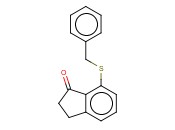 7-(BENZYLSULFANYL)-1-<span class='lighter'>INDANONE</span>