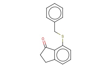 7-(BENZYLSULFANYL)-1-<span class='lighter'>INDANONE</span>