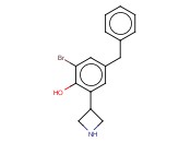 2-(AZETIDIN-3-YL)-4-BENZYL-6-<span class='lighter'>BROMOPHENOL</span>
