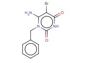 6-氨基-1-苄基-5-溴<span class='lighter'>尿嘧啶</span>