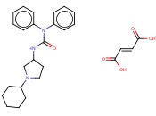3-(1-CYCLOHEXYL-3-PYRROLIDINYL)-1,1-DIPHENYL-UREA FUMARATE