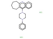7,8,9,10-四氢-11-(4-苯基-1-哌嗪基)-6H-环庚(B)<span class='lighter'>喹啉</span>二氯化氢