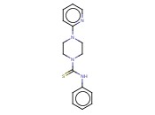 (PHENYLAMINO)(4-(<span class='lighter'>2-PYRIDYL</span>)PIPERAZINYL)METHANE-1-THIONE