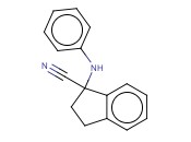 1-(PHENYLAMINO)-2,3-DIHYDRO-1H-<span class='lighter'>INDENE</span>-1-CARBONITRILE