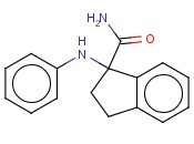 1-(PHENYLAMINO)-2,3-DIHYDRO-1H-<span class='lighter'>INDENE</span>-1-CARBOXAMIDE