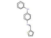 N-PHENYL-N'-(2-THIENYLMETHYLENE)-1,4-<span class='lighter'>PHENYLENEDIAMINE</span>