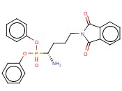 (R)-(1-AMINO-4-PHTHALIMIDO)BUTYLPHOSPHONIC ACID, <span class='lighter'>DIPHENYL</span> ESTER
