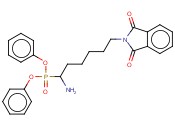 (1-AMINO-6-PHTHALIMIDO)HEXYLPHOSPHONIC ACID, <span class='lighter'>DIPHENYL</span> ESTER