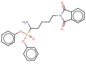 (1-AMINO-5-PHTHALIMIDO)PENTYLPHOSPHONIC ACID, <span class='lighter'>DIPHENYL</span> ESTER