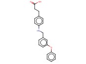 4-(3-PHENOXYBENZYLAMINO)<span class='lighter'>PHENYLPROPIONIC</span> ACID