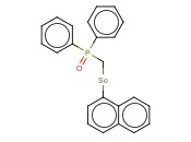(1-NAPHTHYLSELANYL)METHYL(<span class='lighter'>DIPHENYL</span>)PHOSPHINE OXIDE