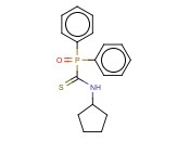 N-CYCLOPENTYLOXO(<span class='lighter'>DIPHENYL</span>)PHOSPHORANECARBOTHIOAMIDE
