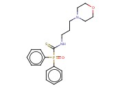 N-(3-MORPHOLINOPROPYL)OXO(<span class='lighter'>DIPHENYL</span>)PHOSPHORANECARBOTHIOAMIDE