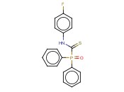 N-(4-FLUOROPHENYL)OXO(<span class='lighter'>DIPHENYL</span>)PHOSPHORANECARBOTHIOAMIDE