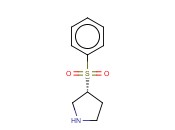 (3R)-3-(BENZENESULFONYL)<span class='lighter'>PYRROLIDINE</span>