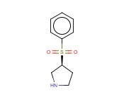 (3S)-3-(BENZENESULFONYL)<span class='lighter'>PYRROLIDINE</span>