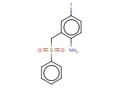 2-[(BENZENESULFONYL)METHYL]-<span class='lighter'>4-IODOANILINE</span>