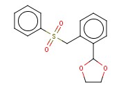 2-[2-(<span class='lighter'>苯</span><span class='lighter'>磺</span><span class='lighter'>酰</span>甲基)苯基]-1,3-<span class='lighter'>二</span>氧戊环