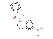 5-硝基-1-(苯基磺酰<span class='lighter'>基</span>)<span class='lighter'>吲哚</span>烷